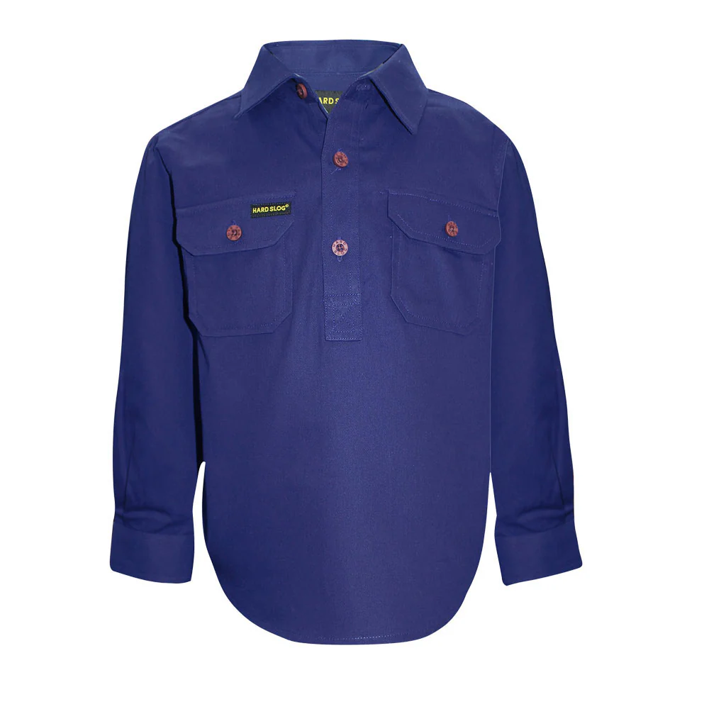 Hard Slog Half Placket Light Cotton Shirt - Image 4