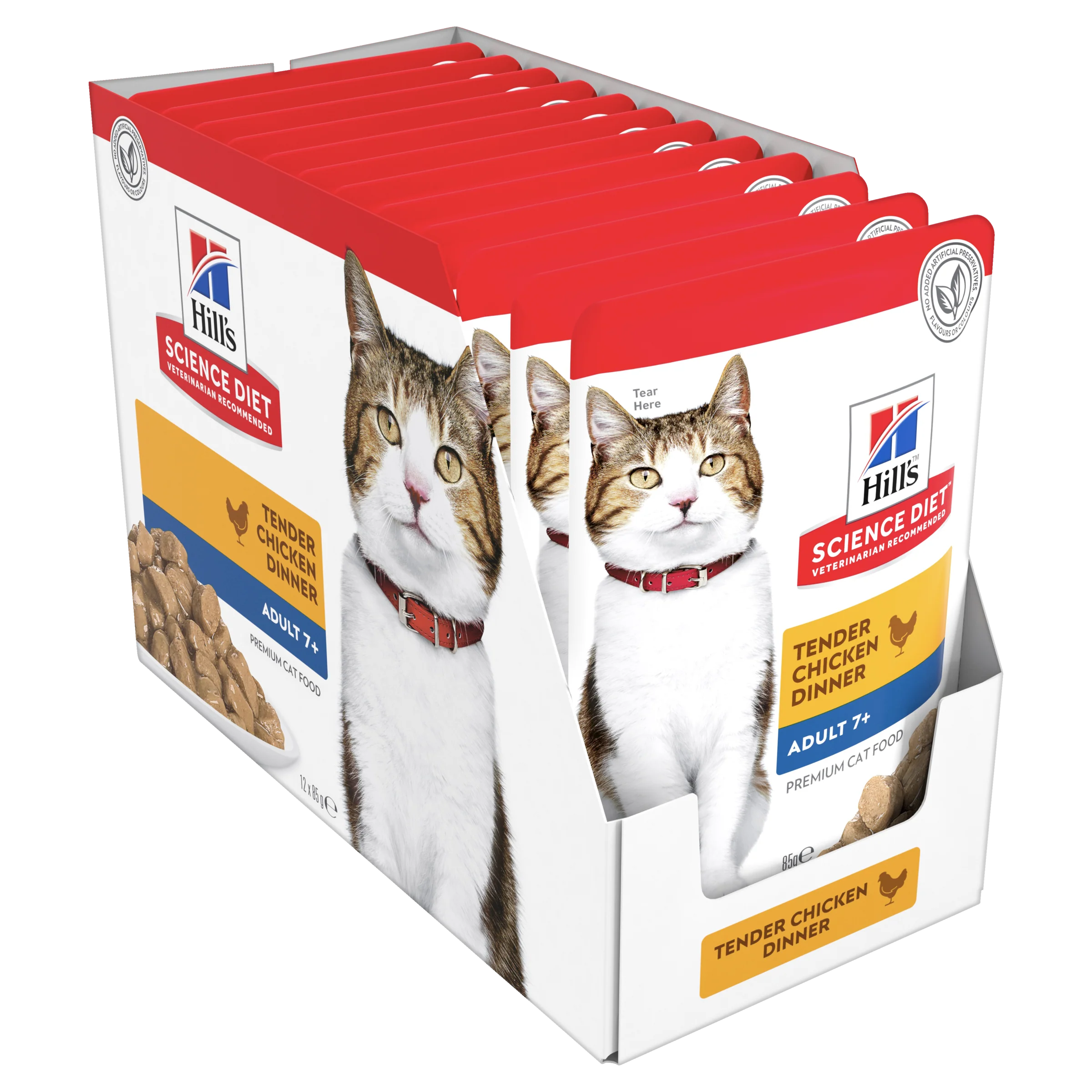 Hills Science Diet Adult 7+ Chicken Pouch Wet Cat Food - Image 5