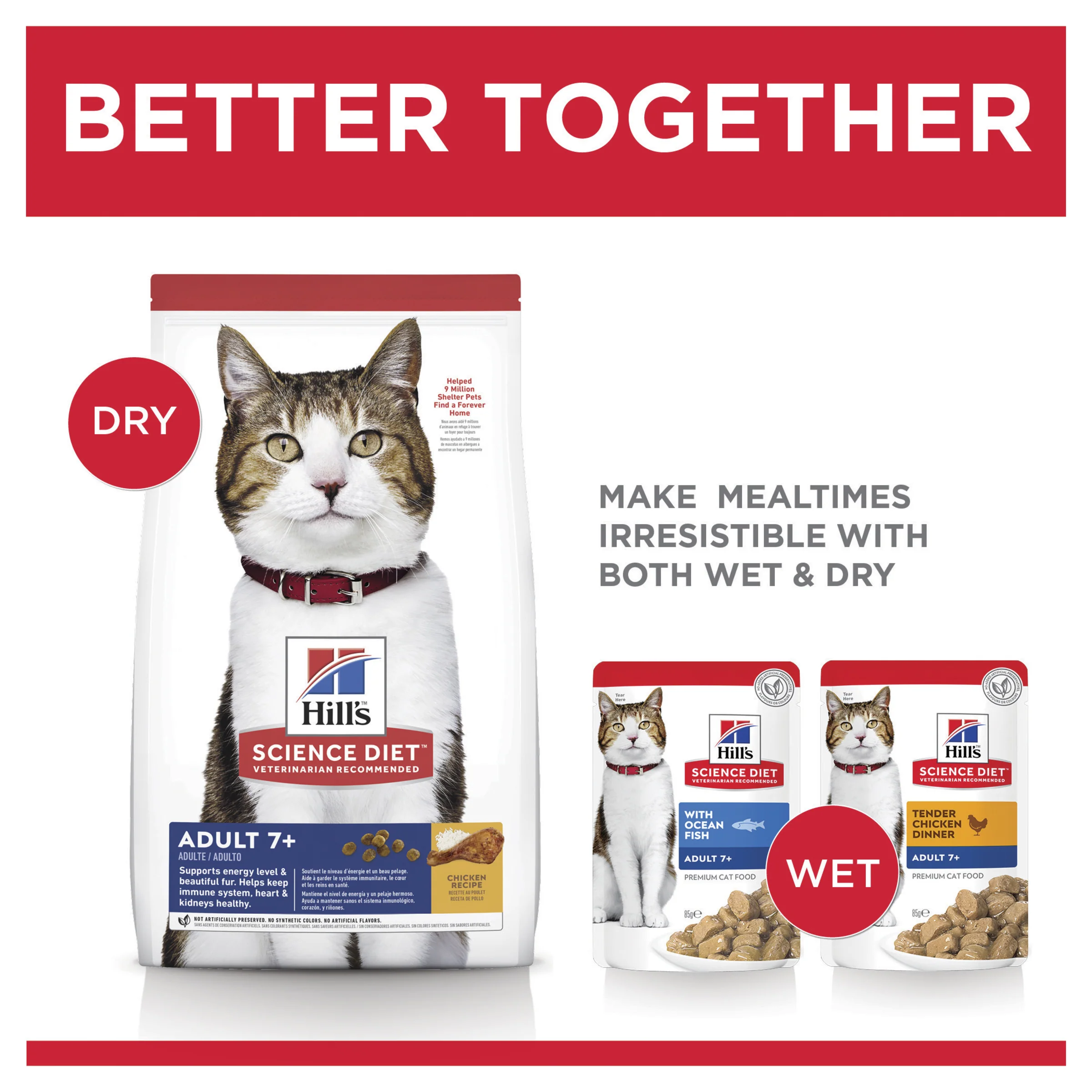 Hills Science Diet Adult Cat 7+ Dry Food - Image 8