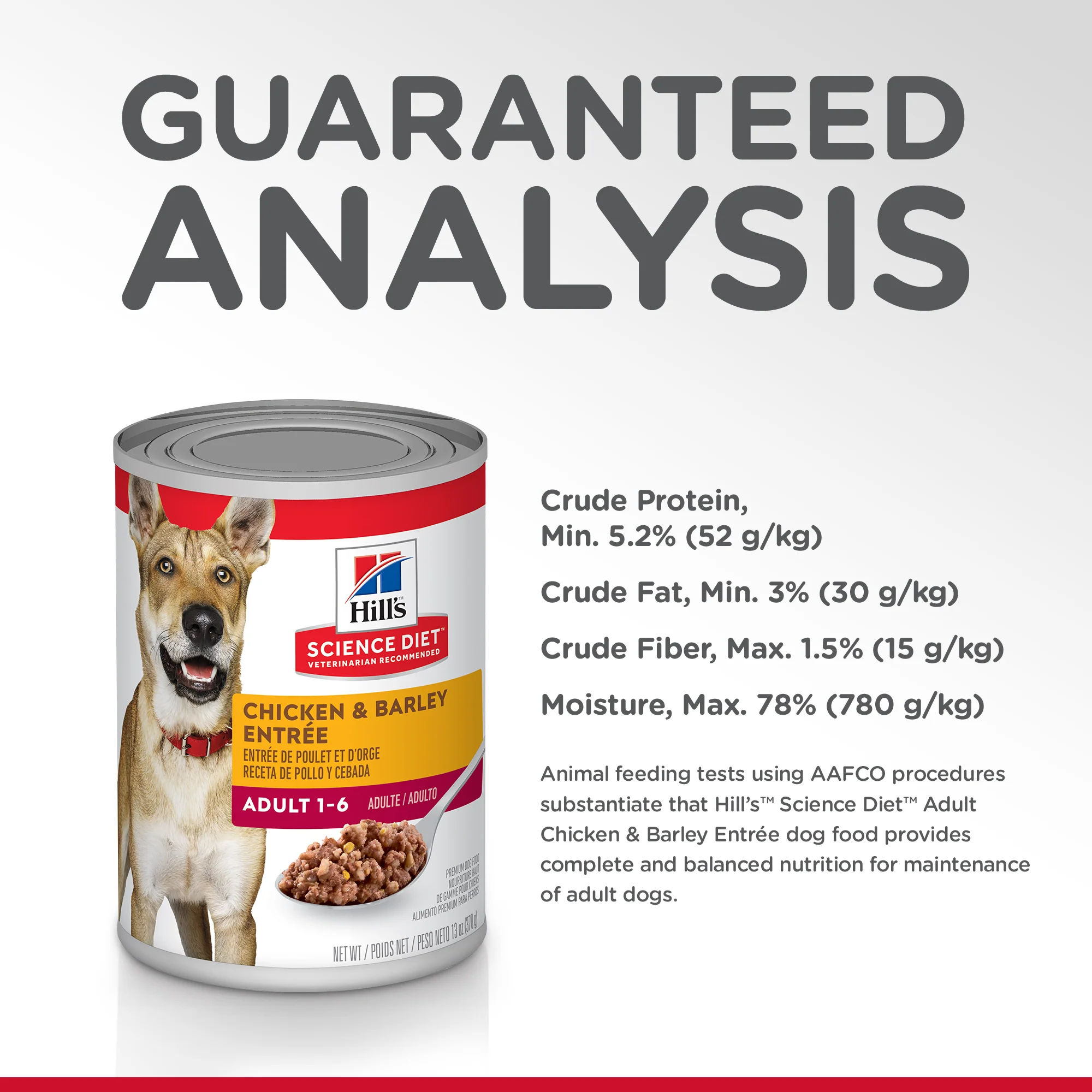 Hills Science Diet Adult Chicken and Barley Wet Dog Food - Image 5