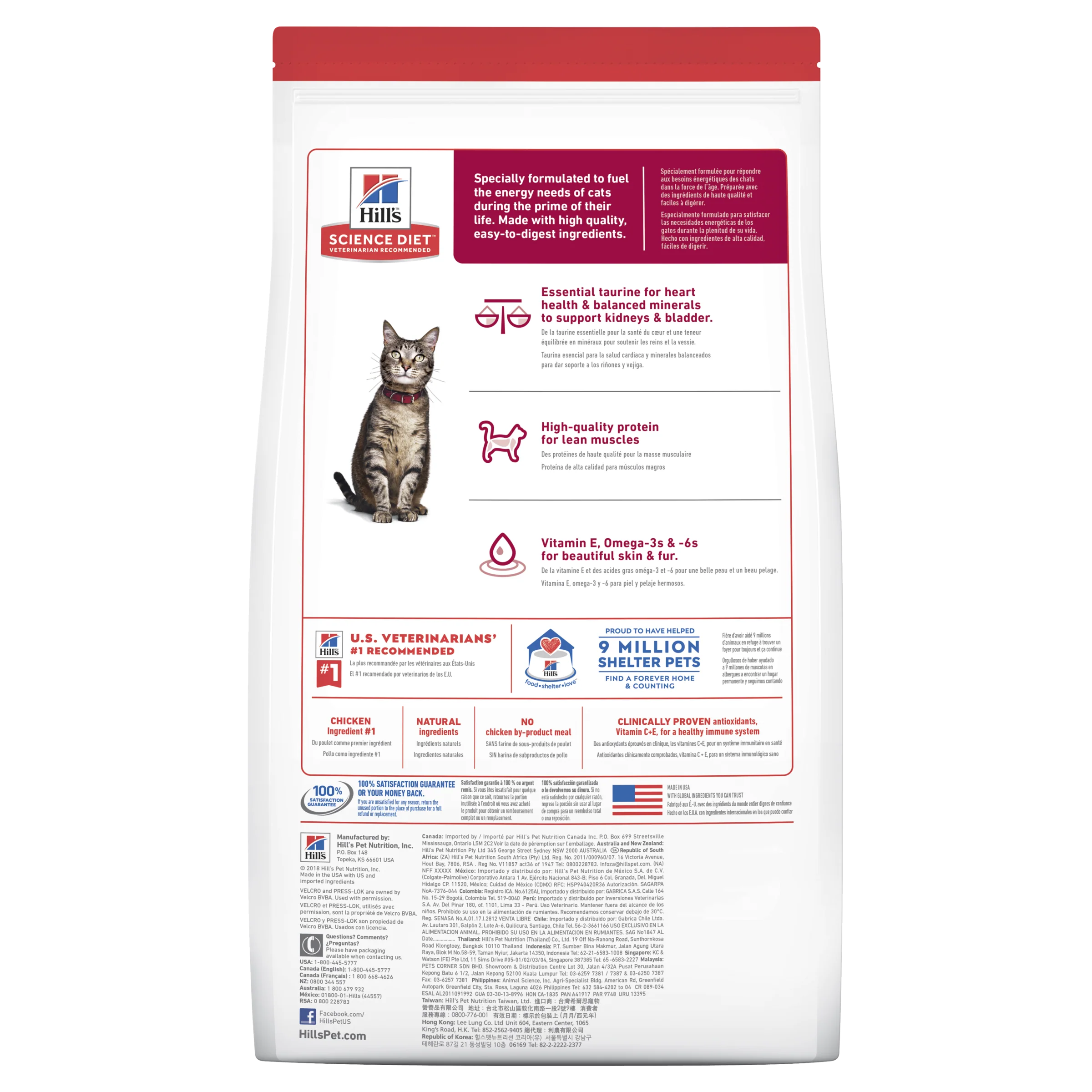 Hills Science Diet Adult Cat Dry Food - Image 2