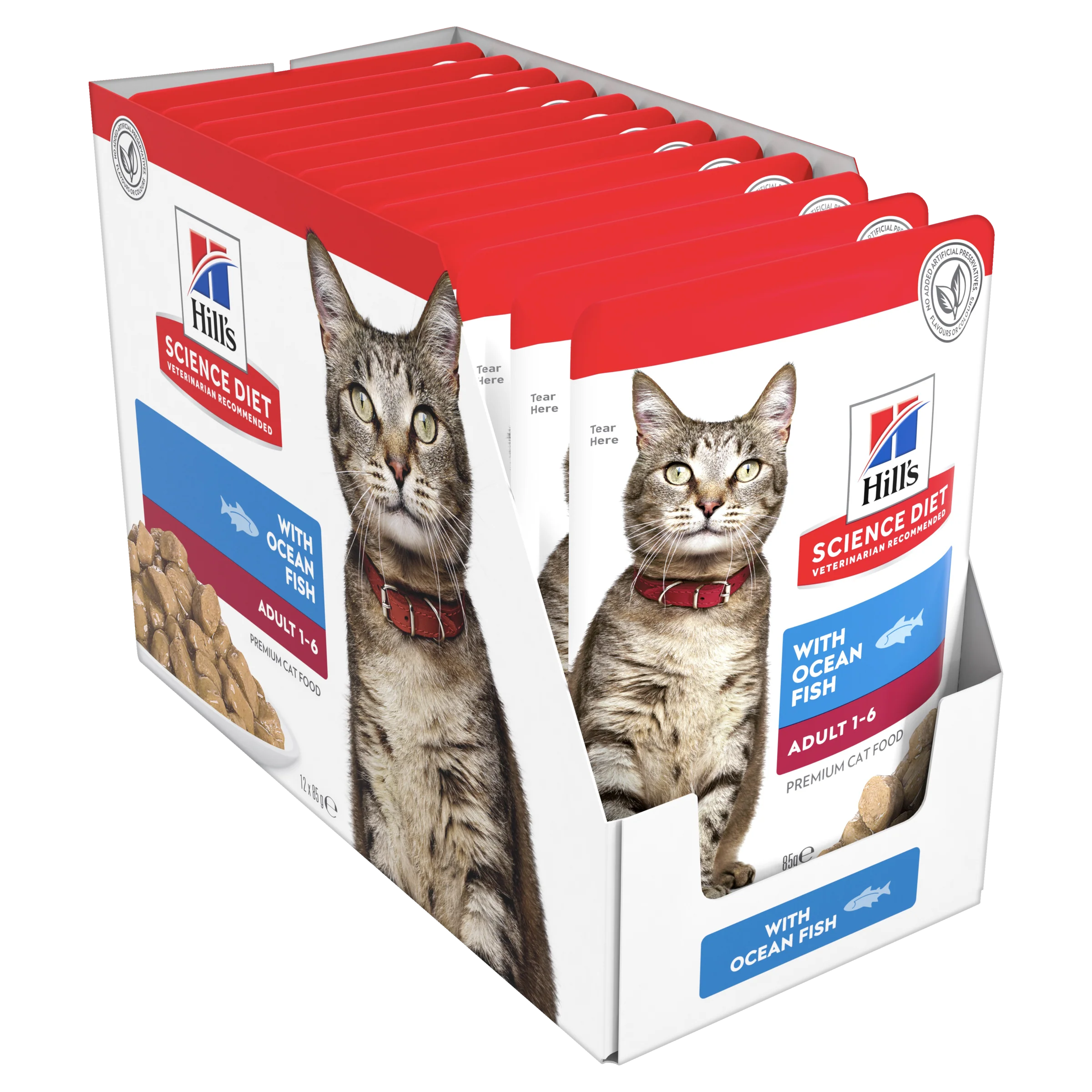 Hills Science Diet Adult Ocean Fish Pouch Wet Cat Food - Image 5