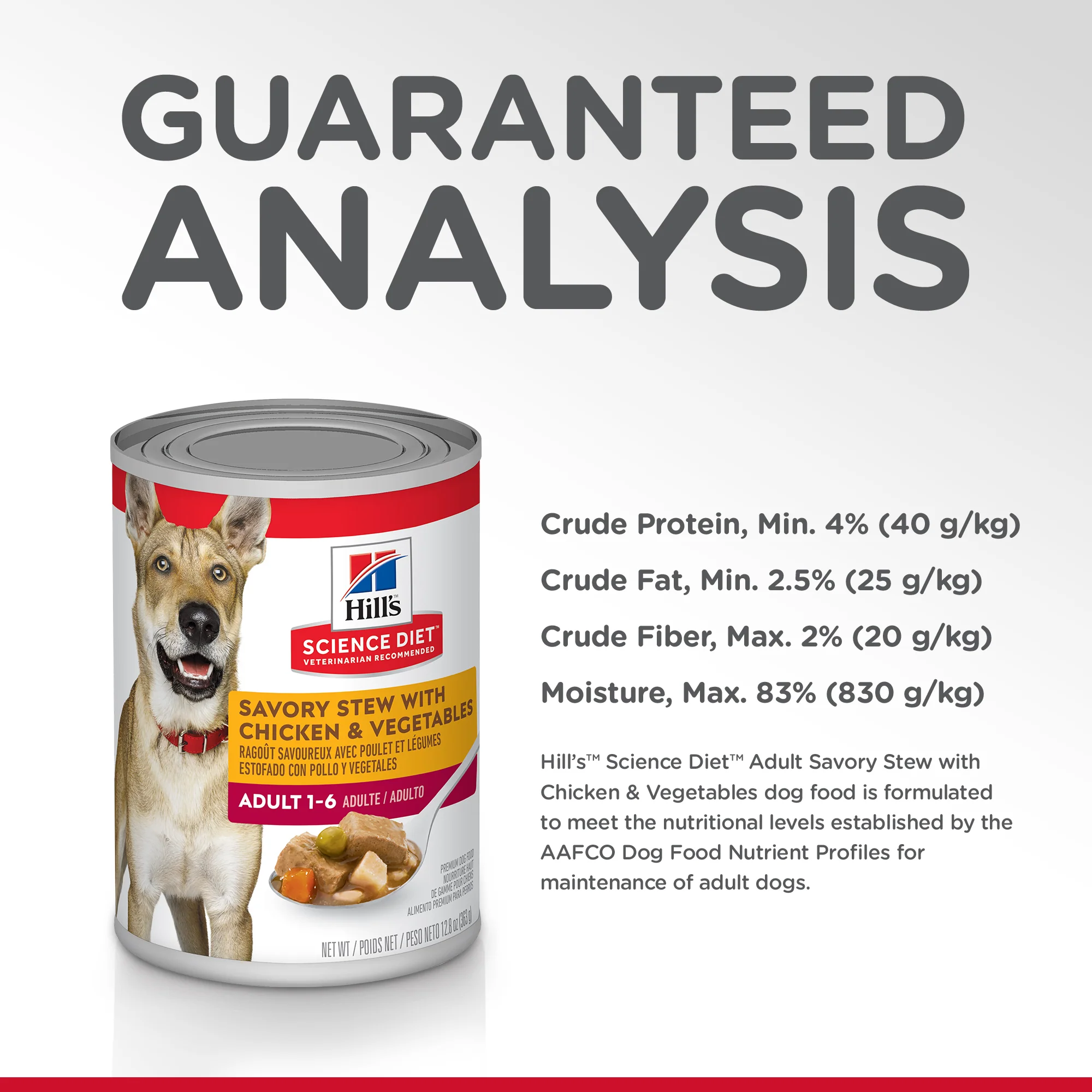 Hills Science Diet Adult Savory Stew Chicken Wet Dog Food - Image 5