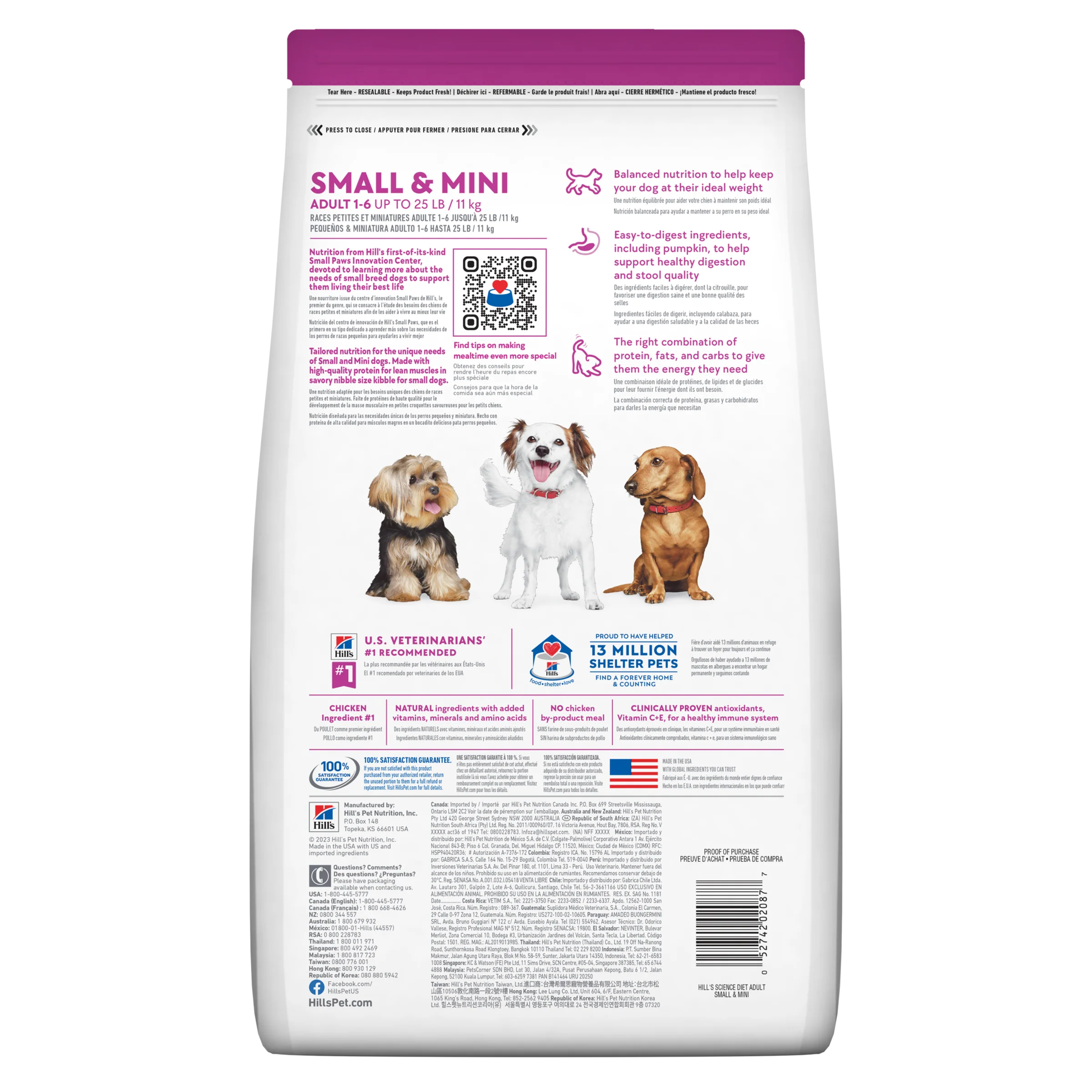 Hills Science Diet Adult Small and Mini Dry Dog Food - Image 2