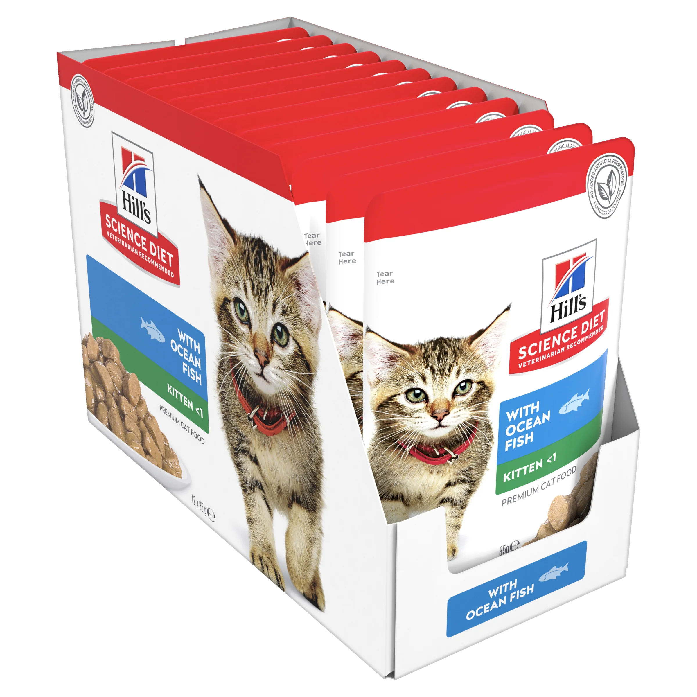 Hills Science Diet Kitten Ocean Fish Pouch Wet Cat Food - Image 5