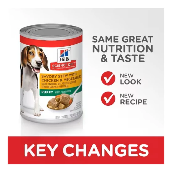 Hills Science Diet Puppy Savory Stew Chicken Wet Dog Food - Image 3