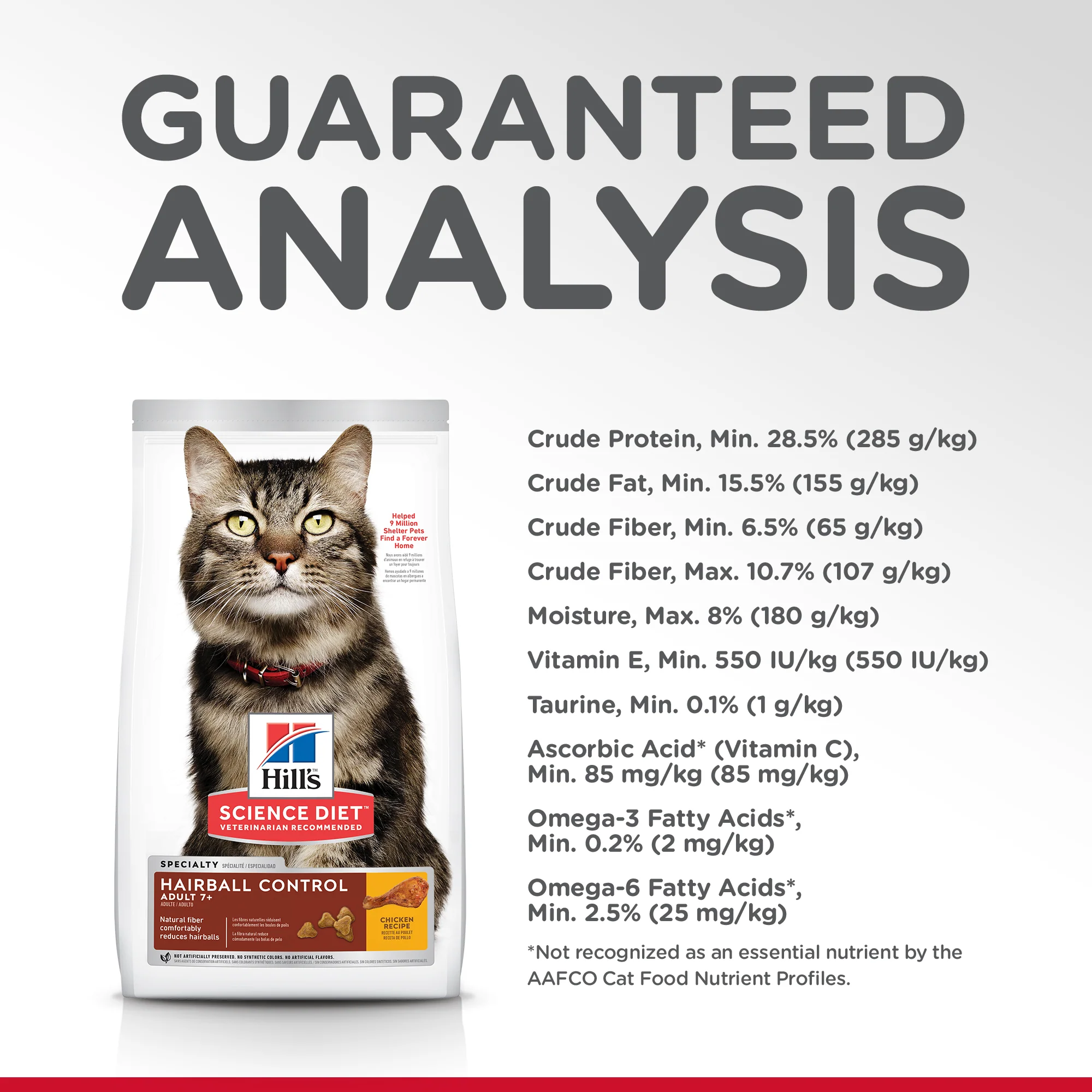 Hills Science Diet Specialty Adult Cat 7+ Hairball Control Dry Food - Image 4