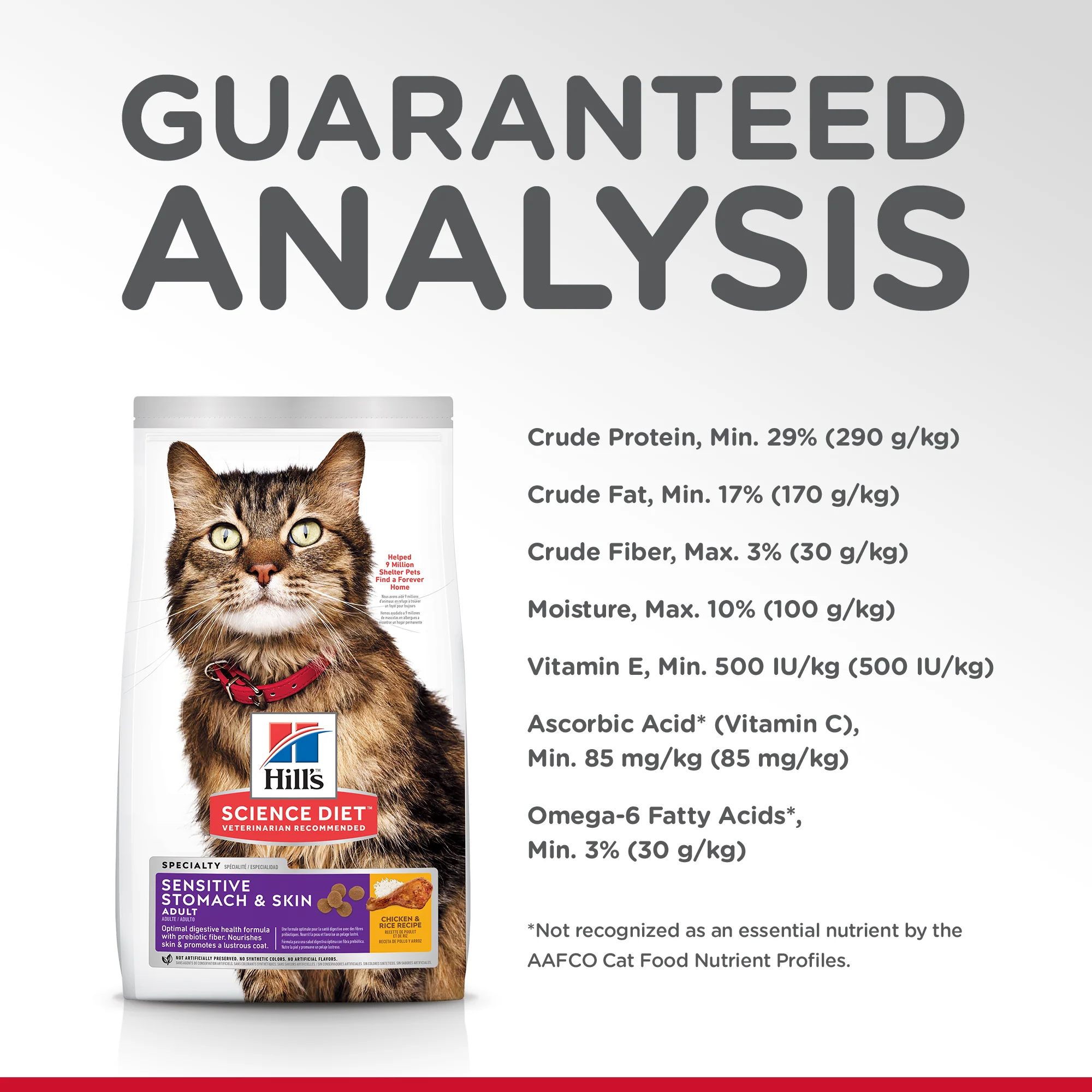 Hills Science Diet Specialty Adult Cat Sensitive Stomach and Skin Dry Food - Image 4