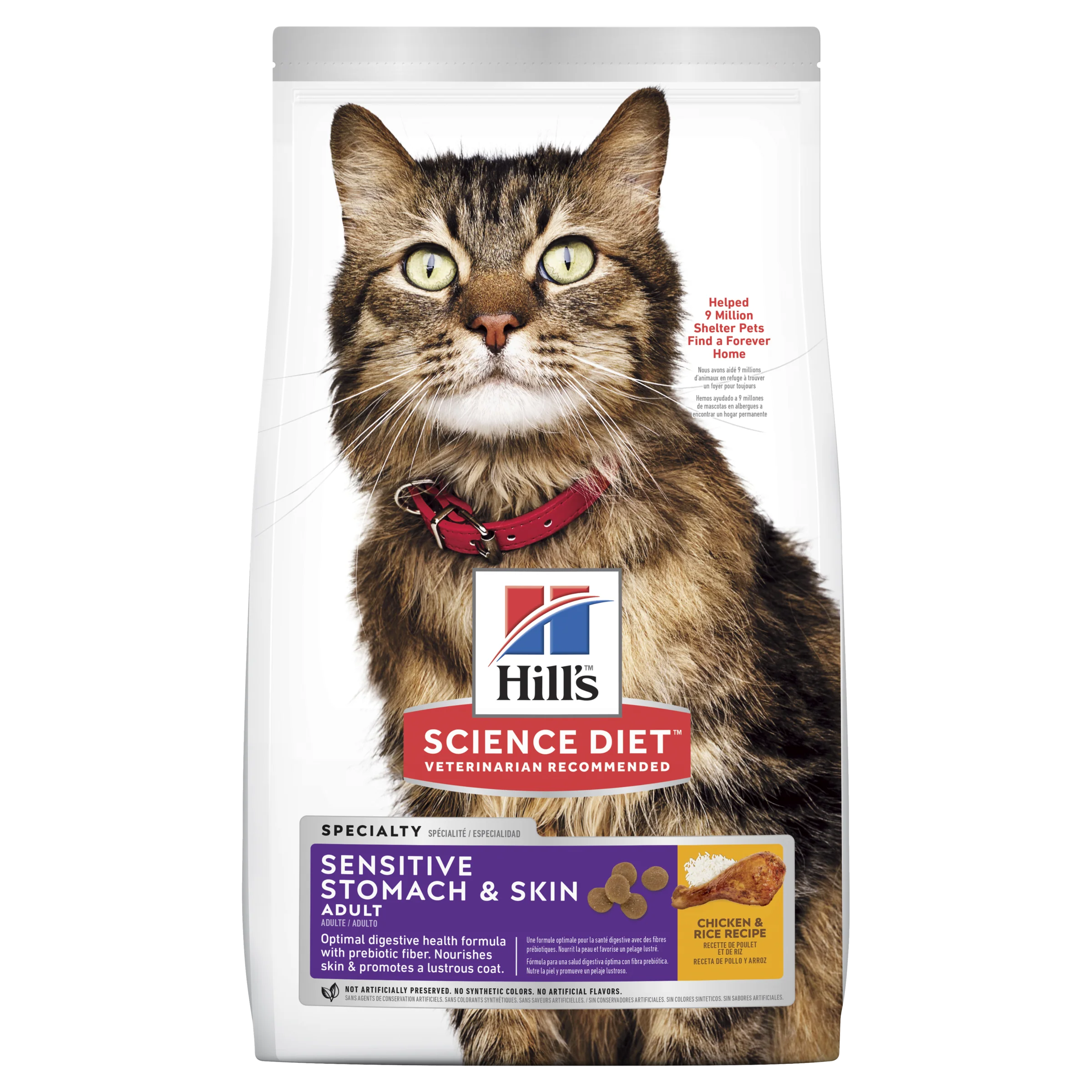 Hills Science Diet Specialty Adult Cat Sensitive Stomach and Skin Dry Food - Image 8