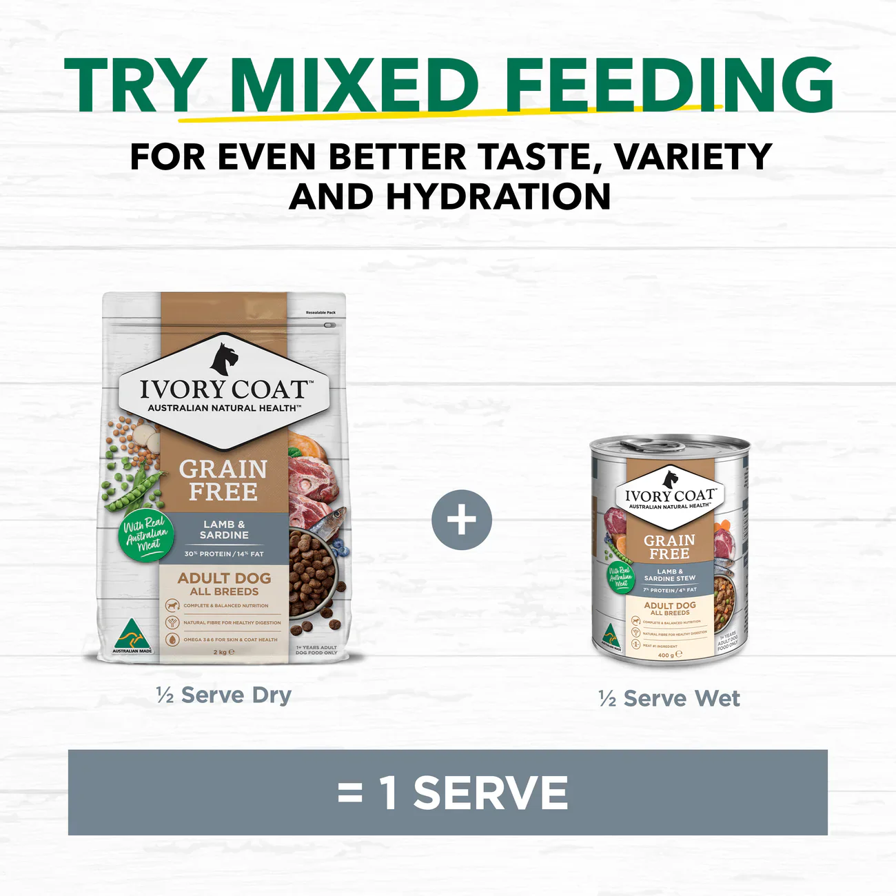 Ivory Coat Grain Free Adult Lamb and Sardine Dry Dog Food - Image 10