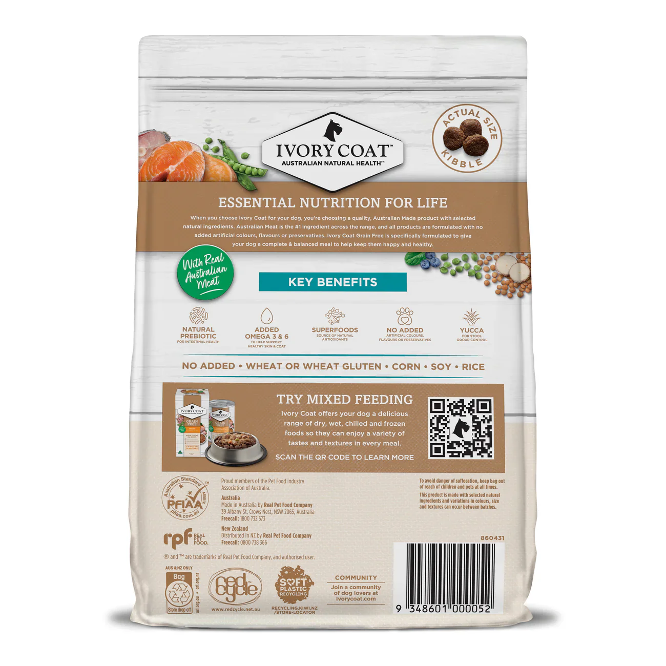 Ivory Coat Grain Free Adult Ocean Fish and Salmon Dry Dog Food - Image 2
