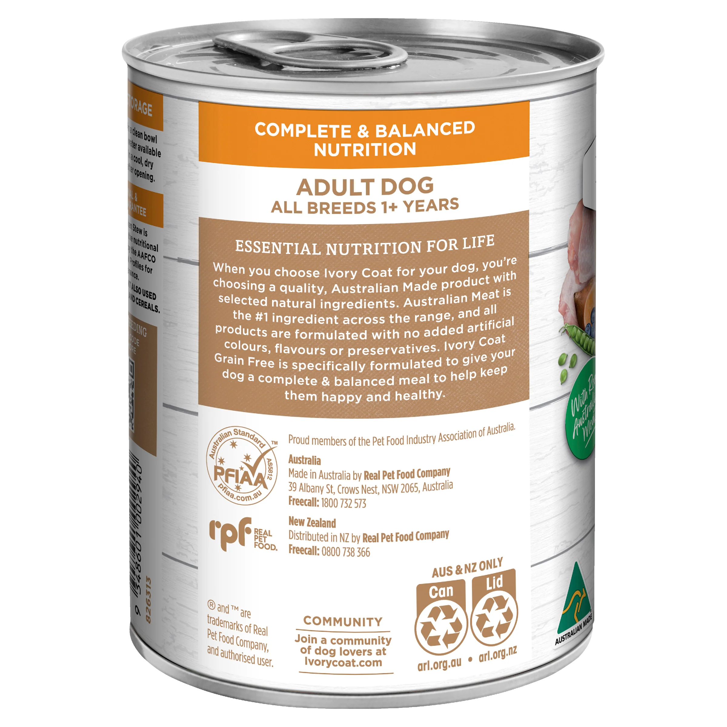 Ivory Coat Grain Free Chicken Stew with Coconut Oil Wet Dog Food - Image 2