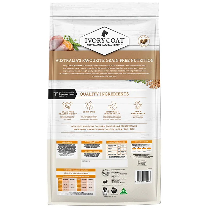 Ivory Coat Grain Free Healthy Weight Chicken Dry Dog Food - Image 2