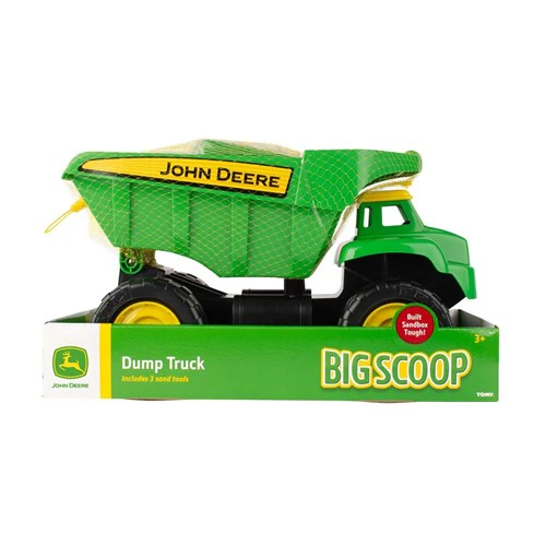 John Deere Dump Truck W/Garden Tools - Image 2