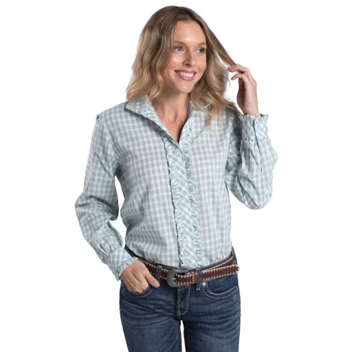 Just Country ABBEY Frills Full Button Workshirt - Image 7