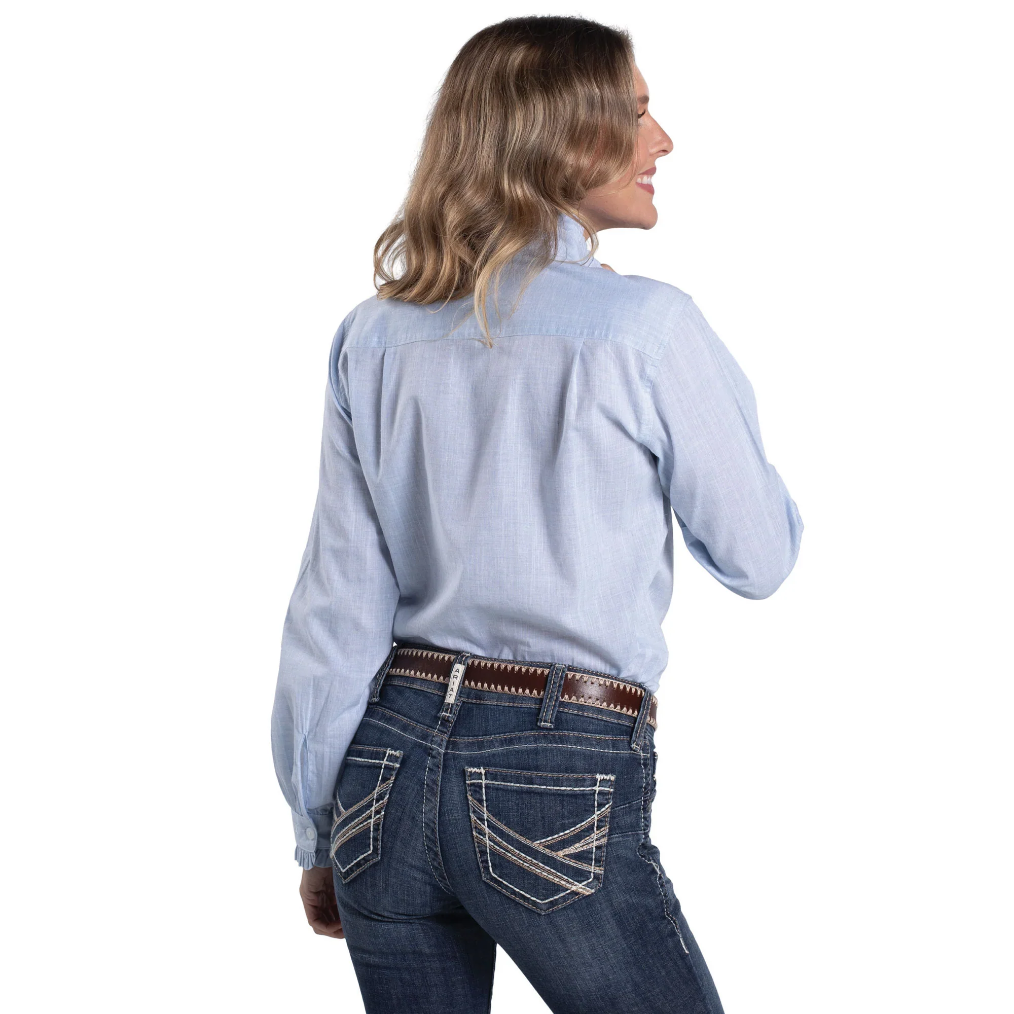 Just Country ABBEY Frills Full Button Workshirt - Image 2
