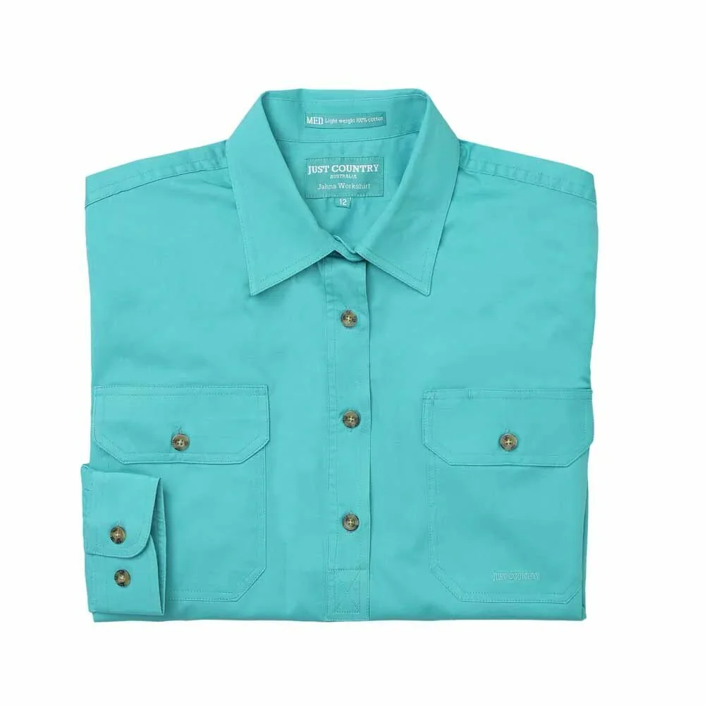 Just Country Womens Jahna Workshirt - Image 3