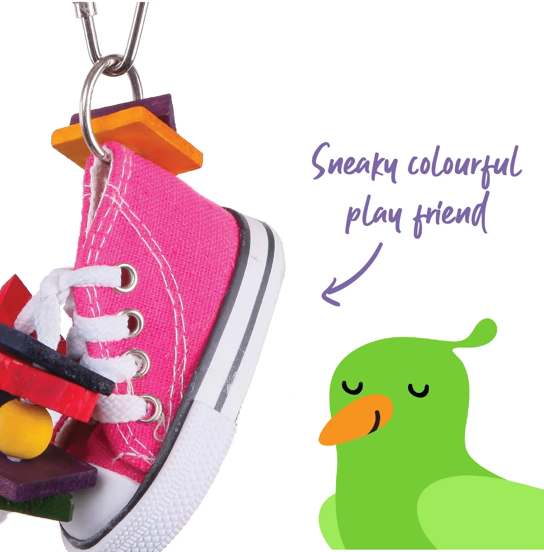 Kazoo Bird Toy with Sneaker & Chips - Image 2