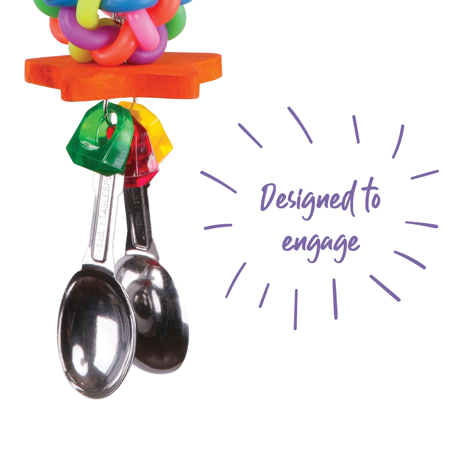 Kazoo Bird Toy with Star Chips & Spoons - Image 3