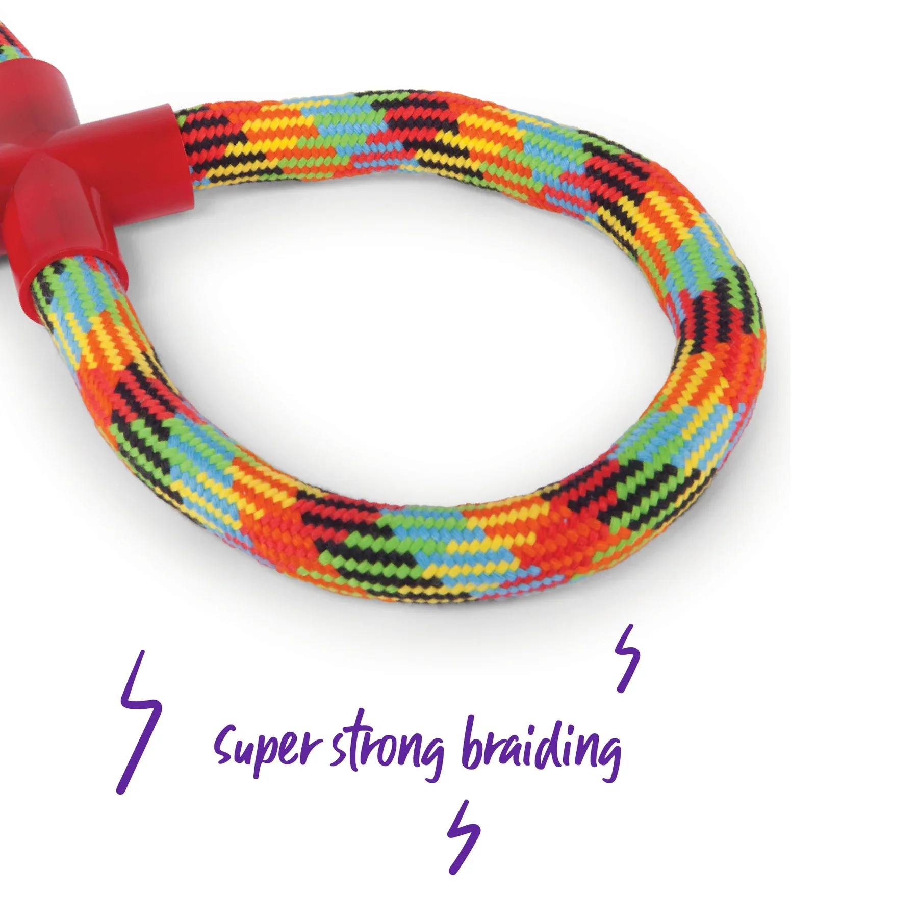 Kazoo Braided Rope Figure 8 Tug Dog Toy - Image 4