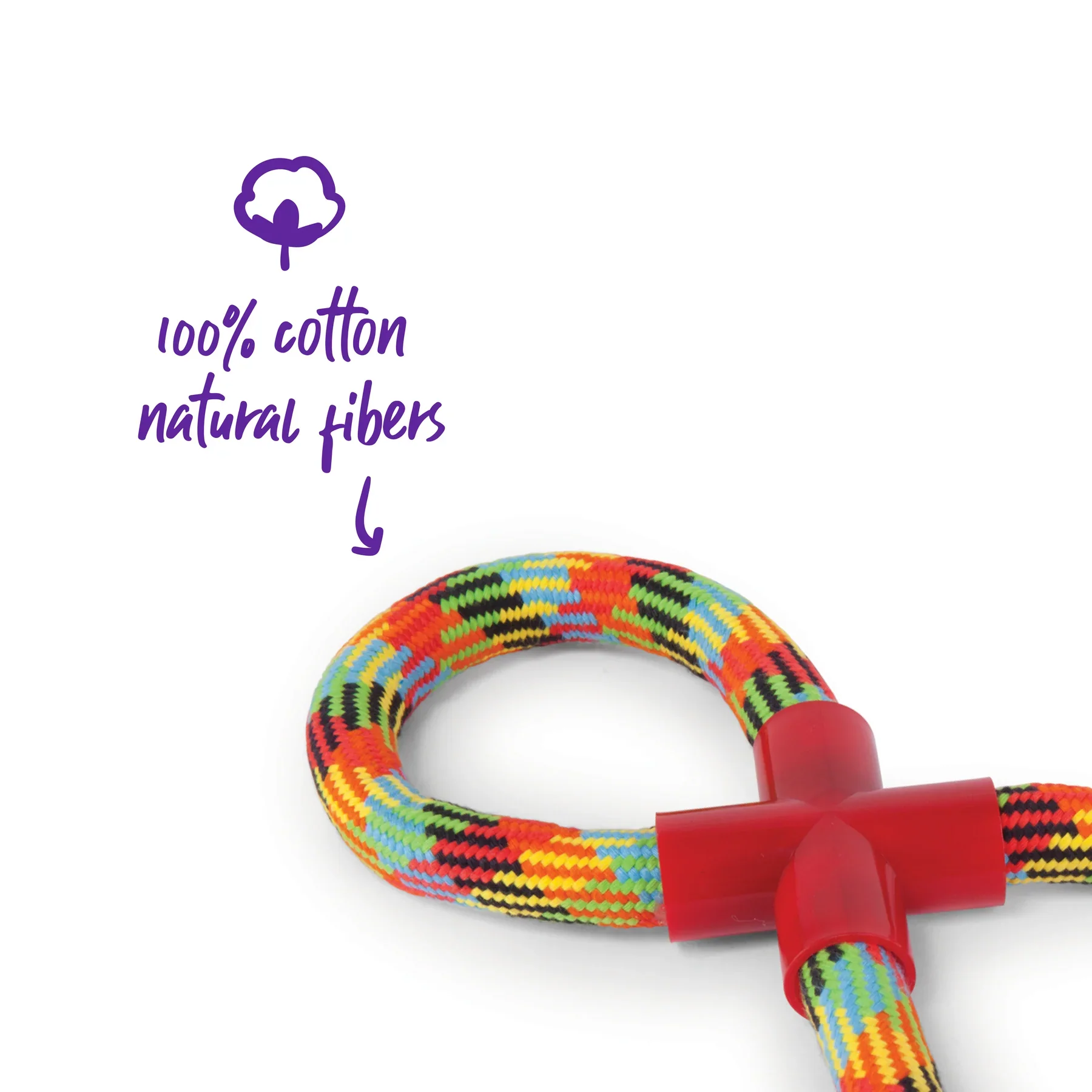 Kazoo Braided Rope Figure 8 Tug Dog Toy - Image 5