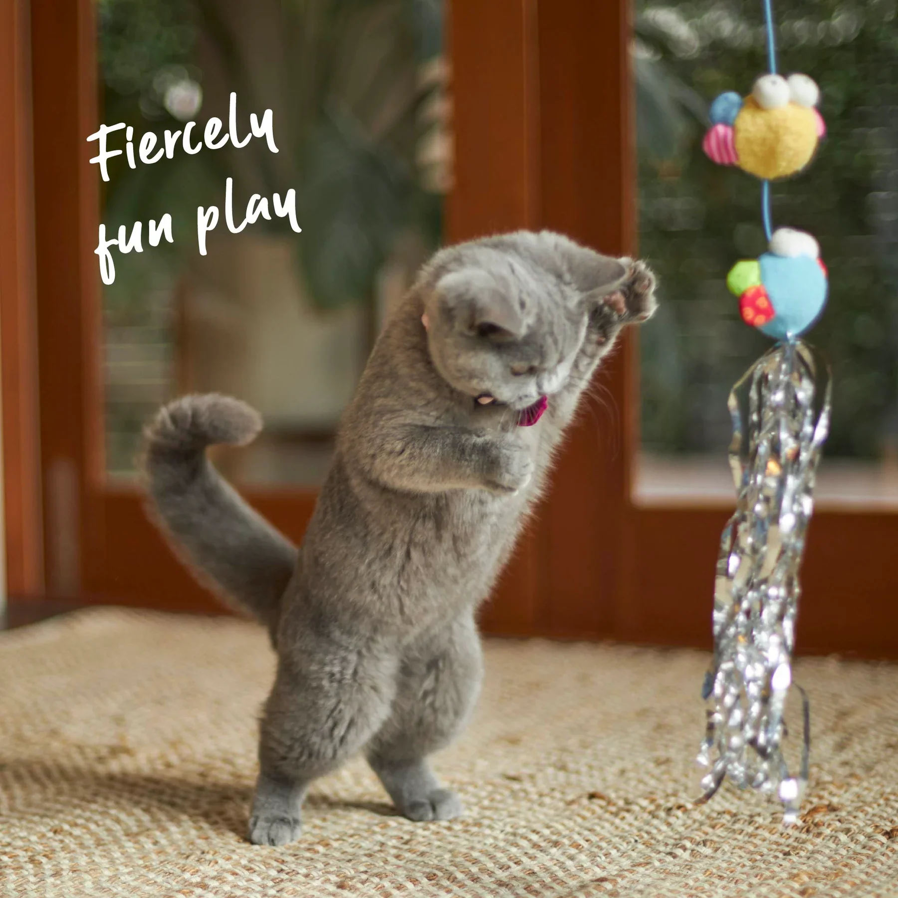 Kazoo Butterfly High Wand Cat Toy - Image 2