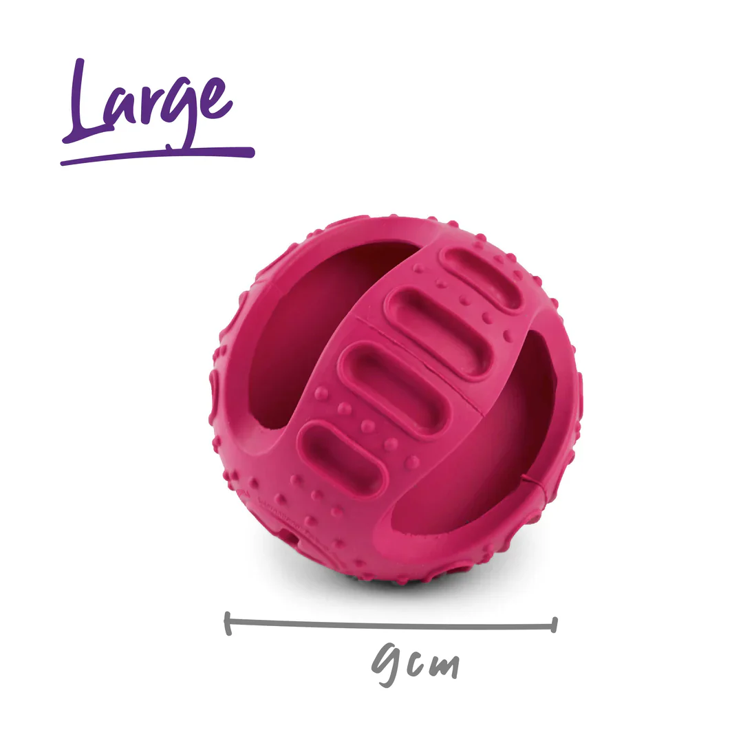 Kazoo Chew and Treat Enrichment Ball Dog Toy - Image 6