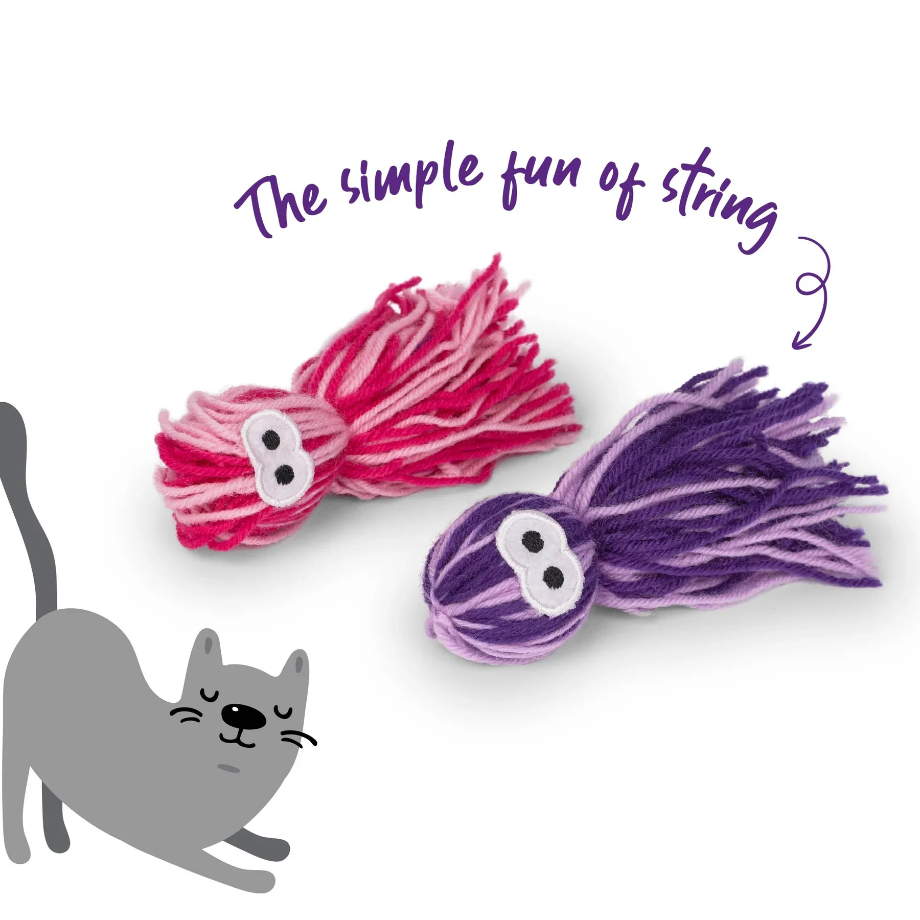 Kazoo Floofy Friends Cat Toy - Image 2