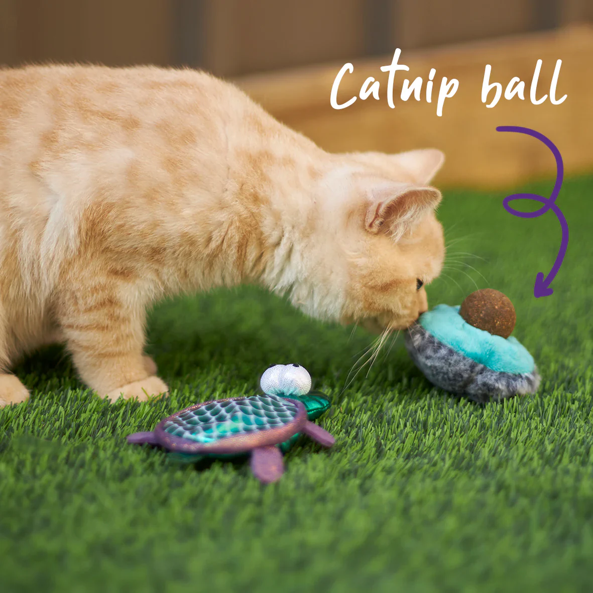 Kazoo Playful Avocado Cat Toy - Image 5
