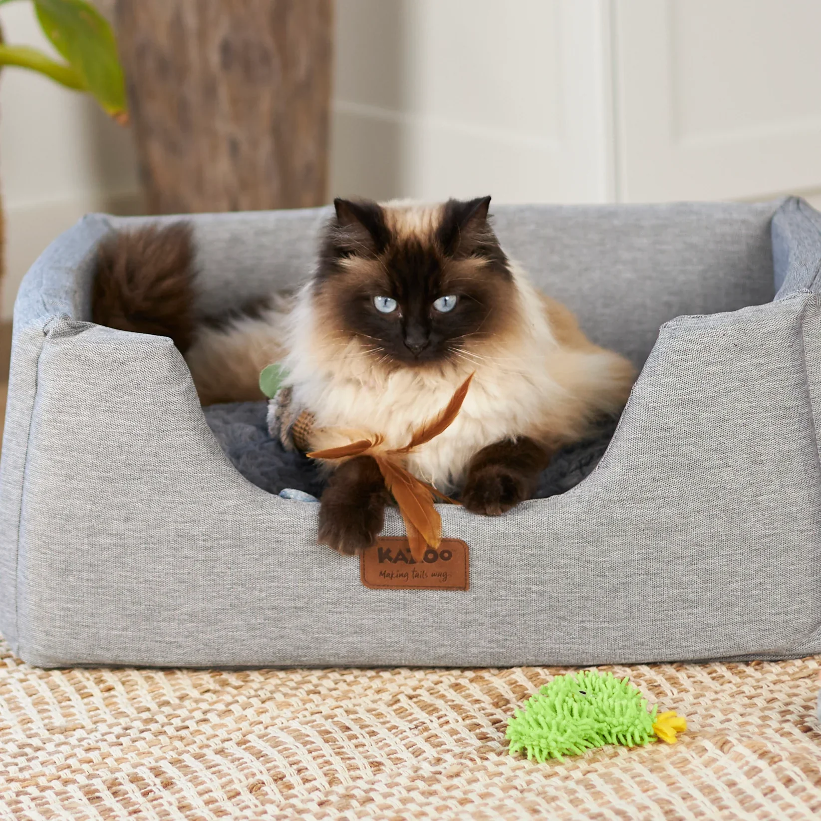Kazoo Scruffy Cactus Cat Toy - Image 3