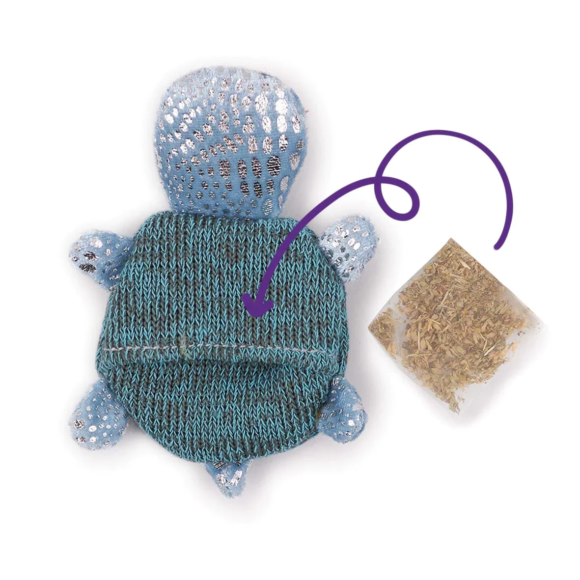 Kazoo Topsy Turtle Cat Toy - Image 3