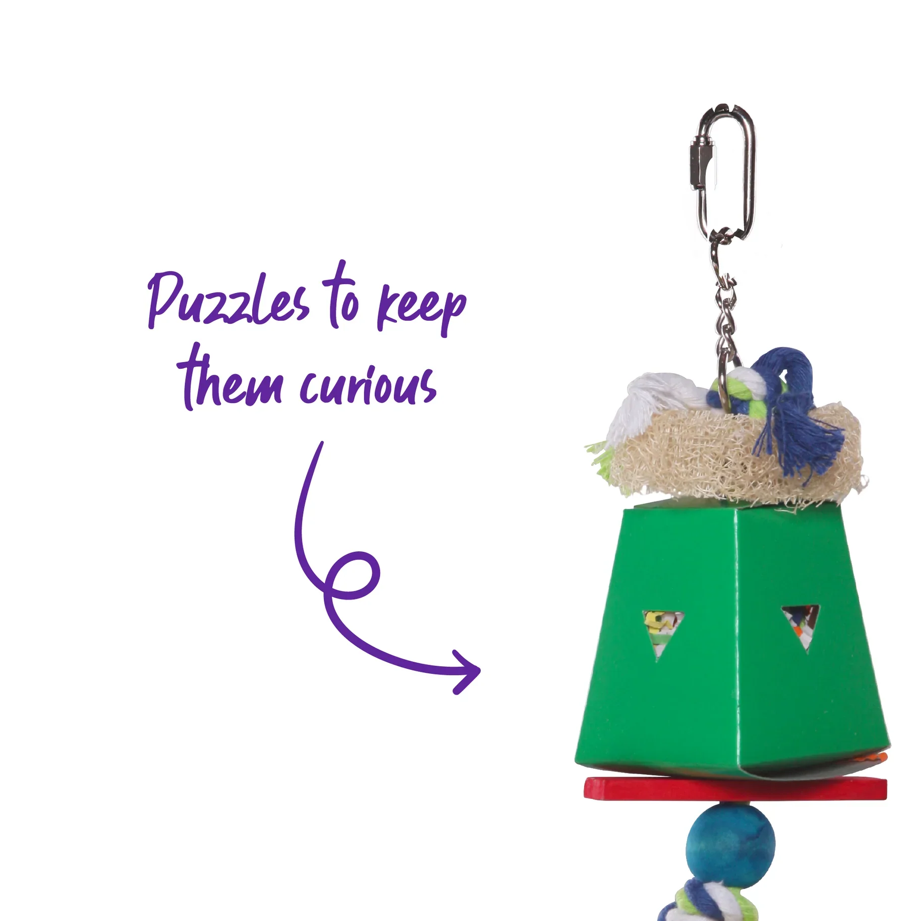 Kazoo Twin Hanging Cardboard Foraging Box - Image 4
