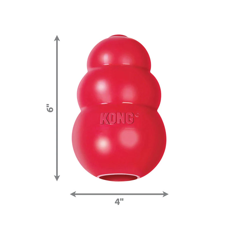 KONG Classic Red Dog Toy - Image 7