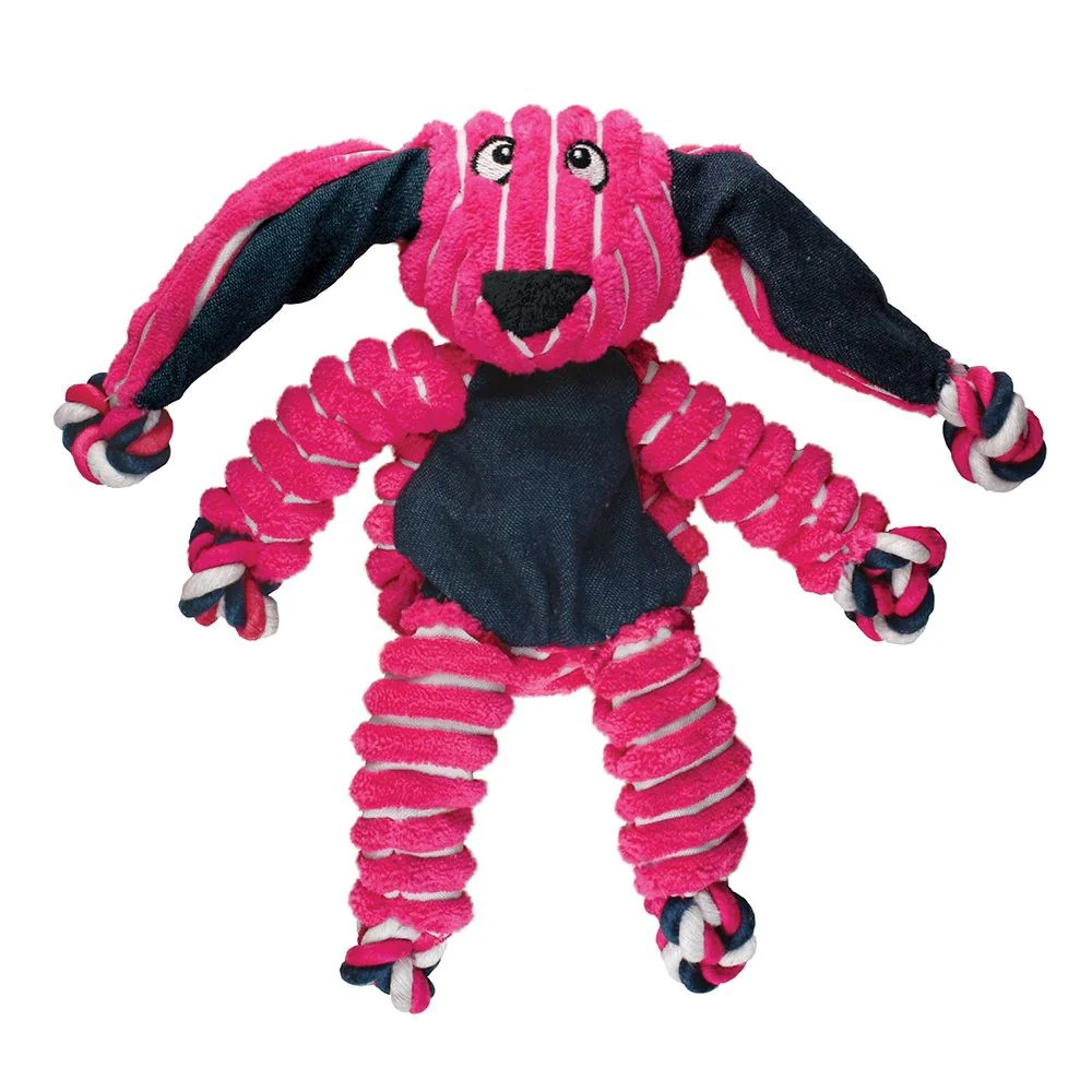 KONG Floppy Knots Bunny Dog Toy - Image 2