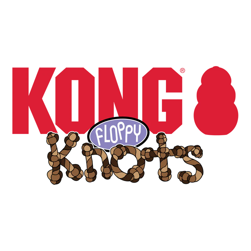 KONG Floppy Knots Bunny Dog Toy - Image 4