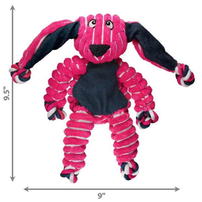 KONG Floppy Knots Bunny Dog Toy - Image 5