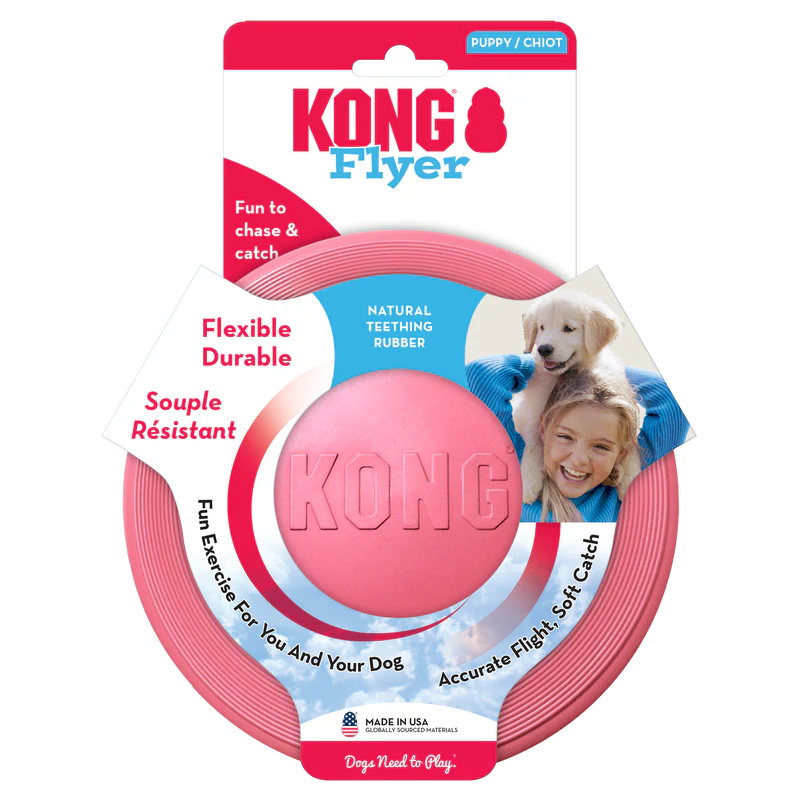 KONG Flyer Frisbee Puppy Dog Toy - Image 3