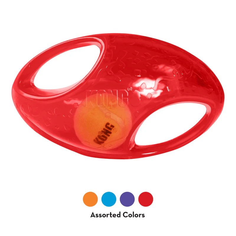 KONG Jumbler Football Dog Toy - Image 3
