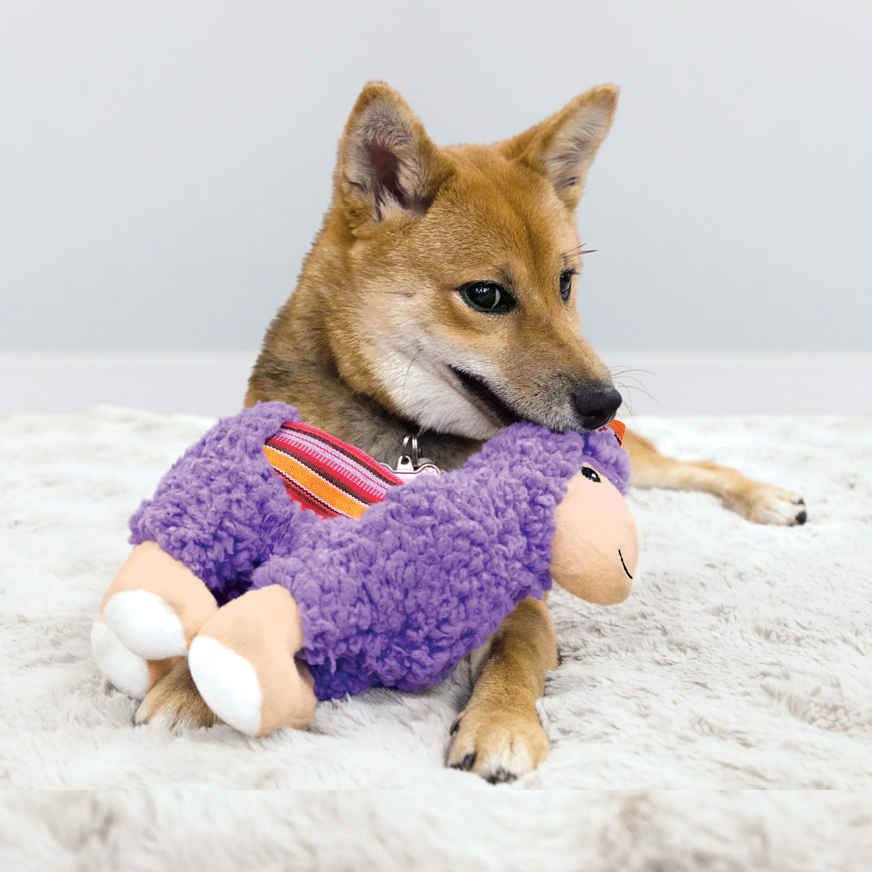 KONG Sherps Llama Dog Toy - Image 2
