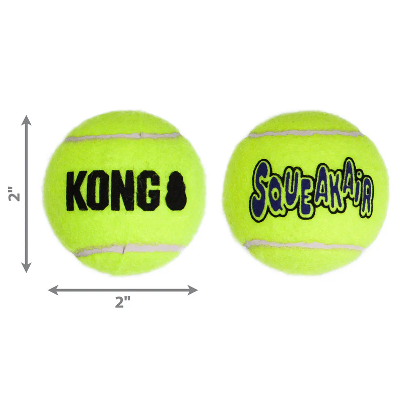 KONG AirDog Squeaker Balls Dog Toy - 3pk - Image 6