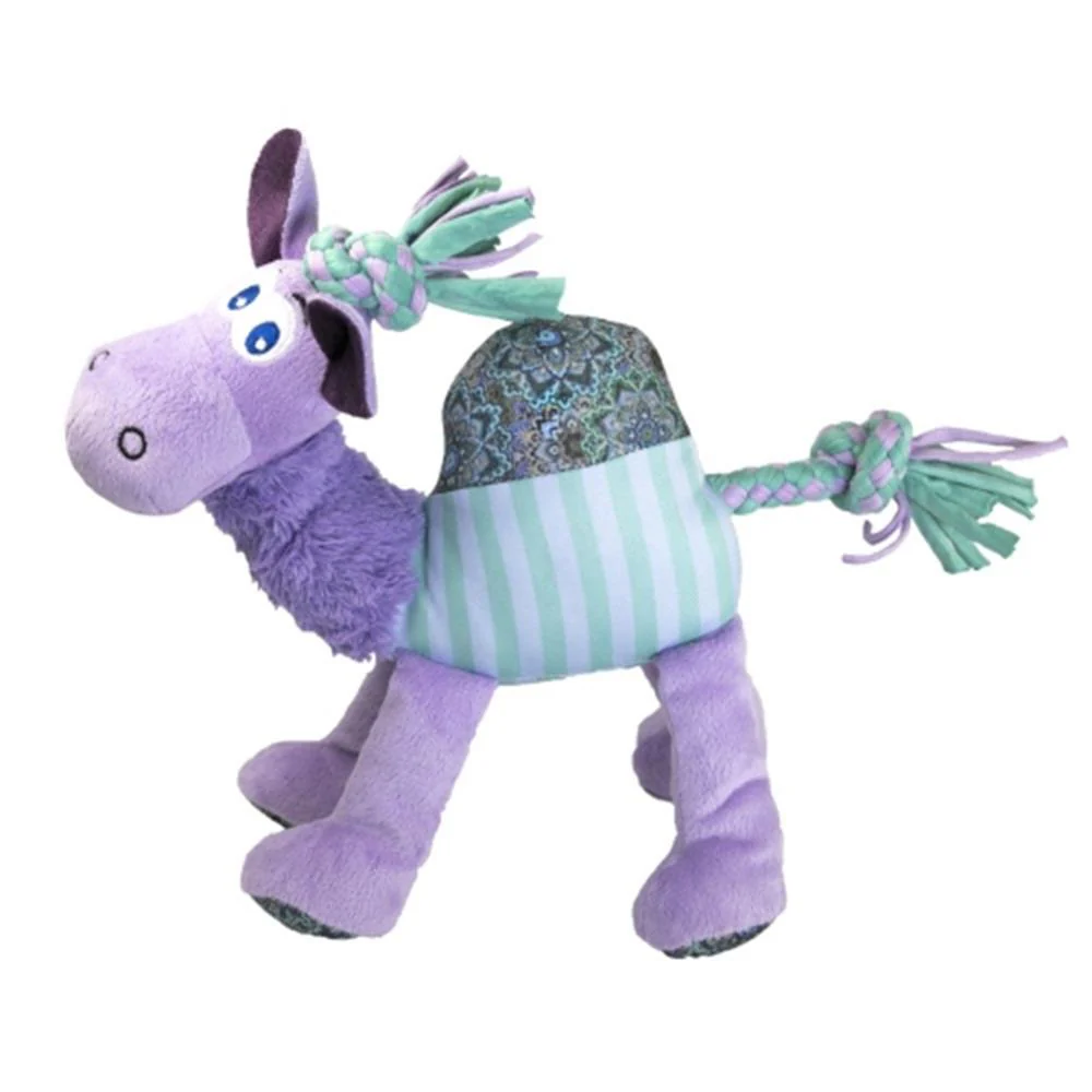 Kongs Knots Carnival Camel Plush Dog Toy - Image 2