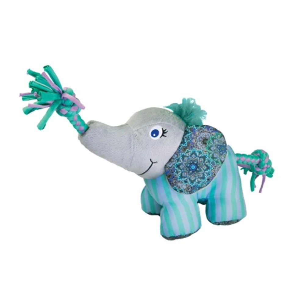 Kongs Knots Carnival Elephant Plush Dog Toy - Image 2