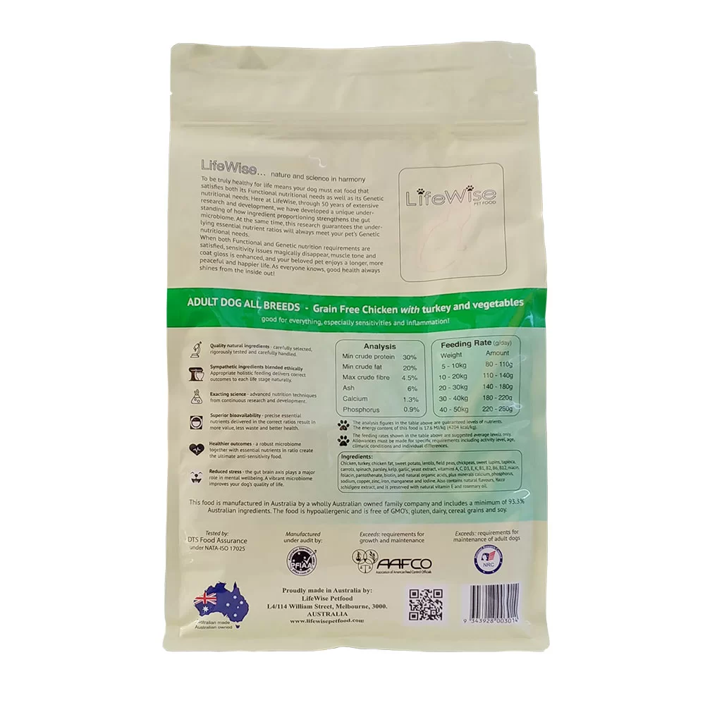 Lifewise Chicken with Turkey and Vegetables Dry Dog Food - Image 4