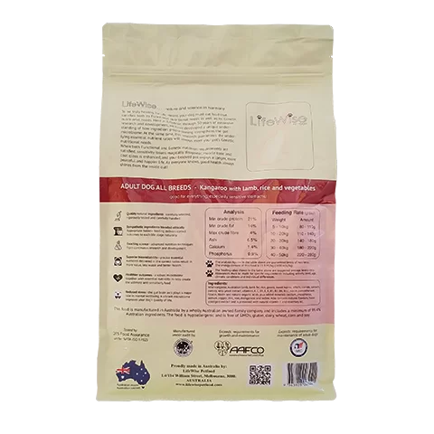 Lifewise Wild Kangaroo with Lamb & Rice Dry Dog Food - Image 5