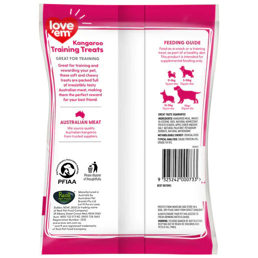 Love Em Kangaroo Training Dog Treats - Image 2