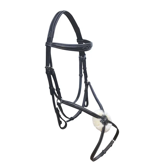 Lumiere Ava Grackle Bridle With Sheepskin - Image 2