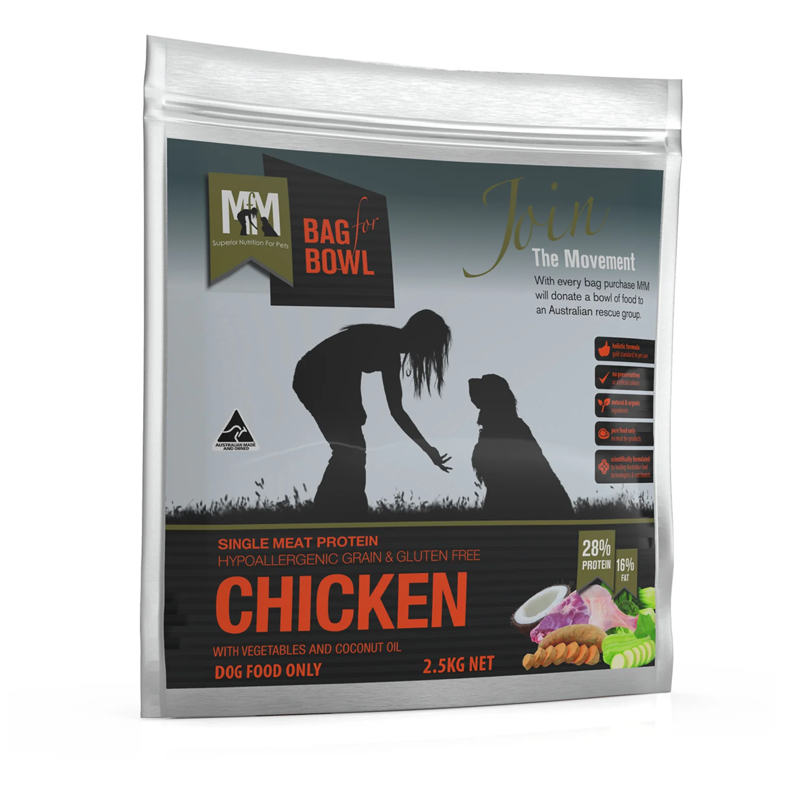 Meals for Mutts Single Protein Chicken Dry Dog Food - Image 5