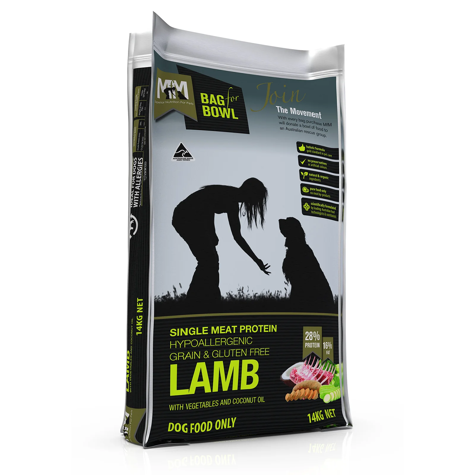Meals for Mutts Single Protein Lamb Dry Dog Food - Image 2