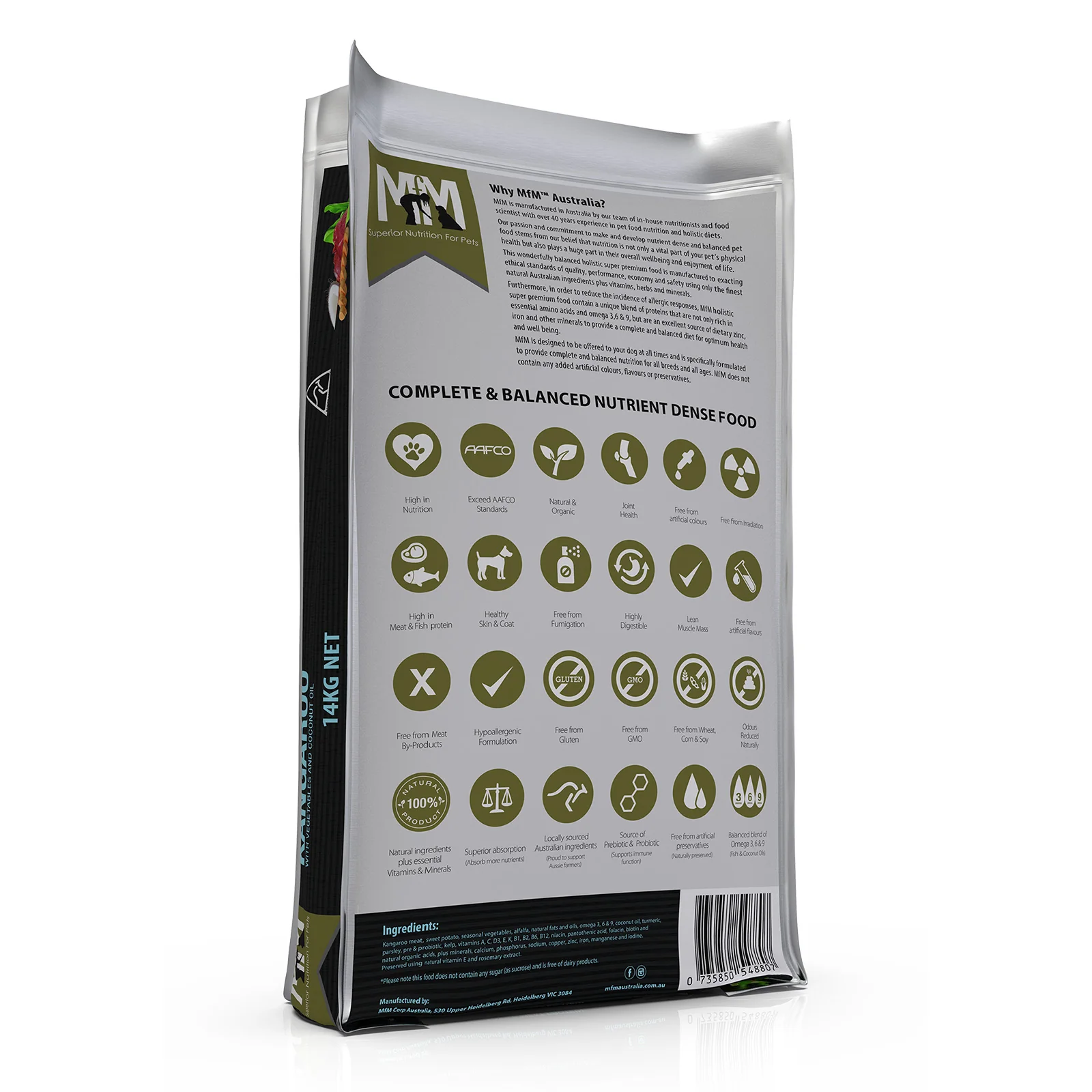 Meals for Mutts Single Protein Roo Dry Dog Food - Image 3