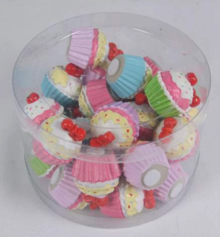 Miniature Craft Cup Cake 4 Asstd - Image 2